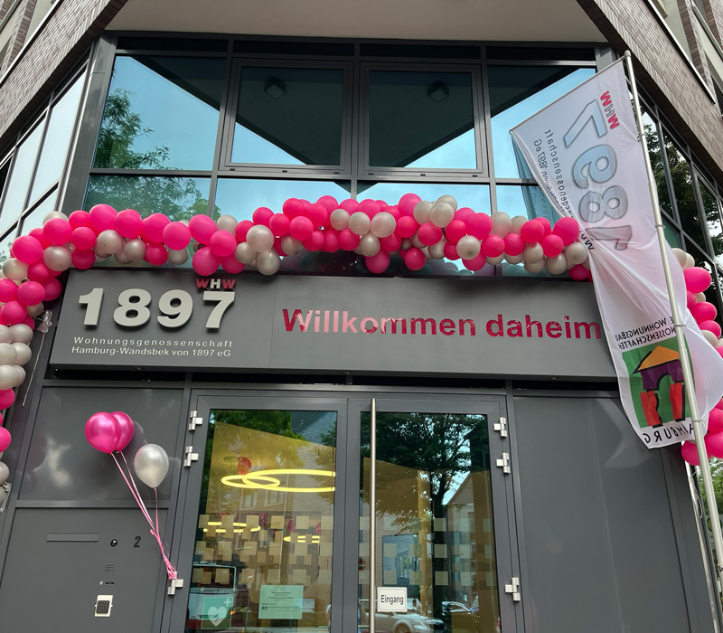 Tag der offenen T&uuml;r in der neuen Gesch&auml;ftsstelle